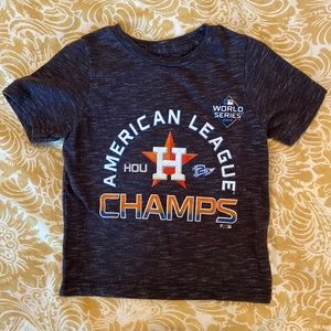 Toddler Houston Astros 2019 World Series American League Champ Tee Tshirt 2T
